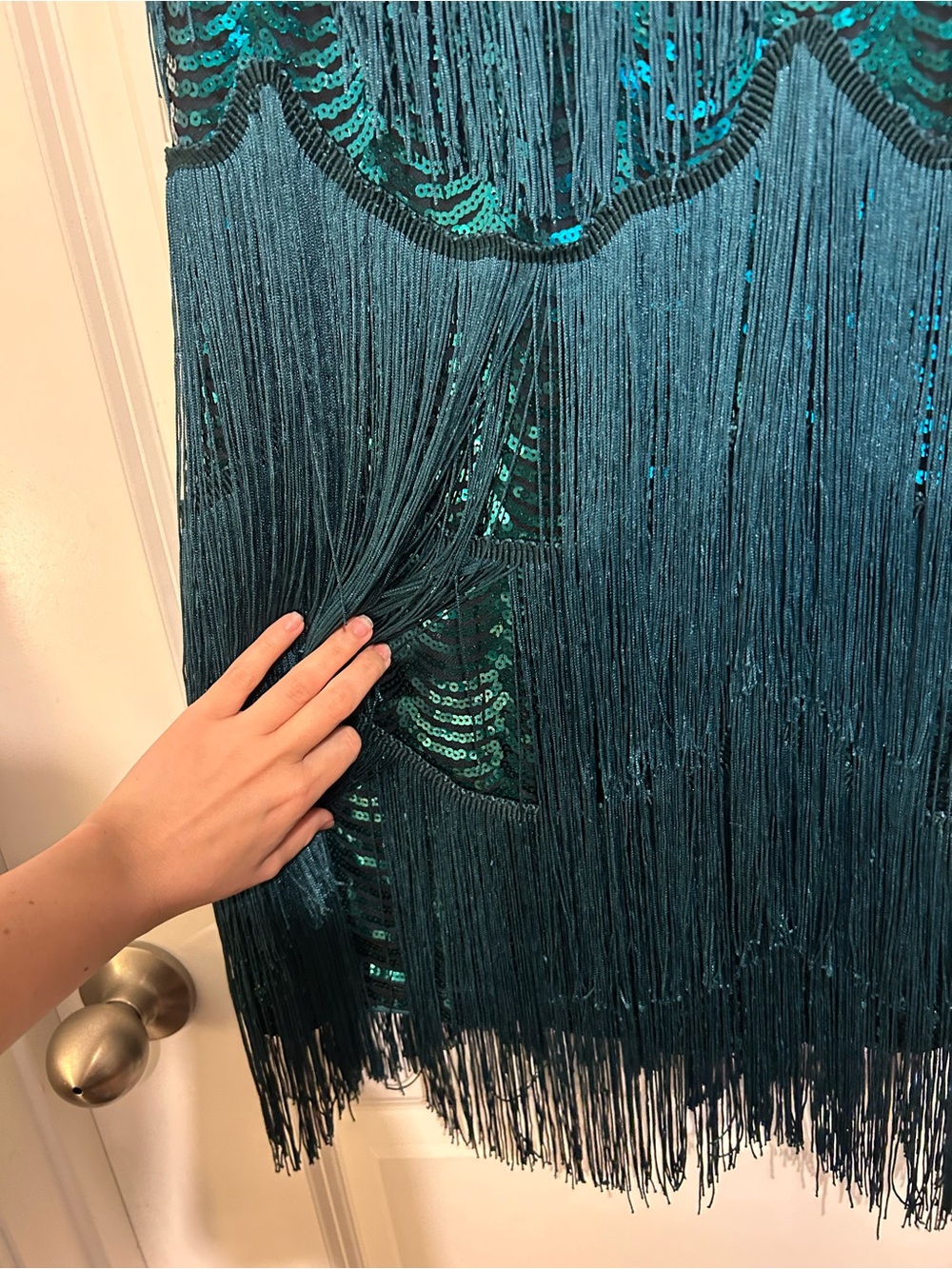Lulus Get in the Groove Fringe Dress - Picture 6 of 8